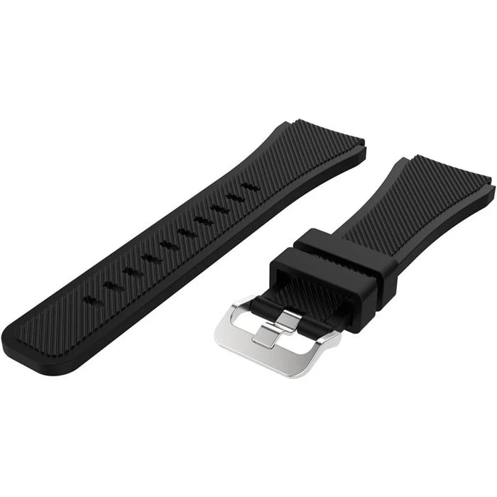 For Huawei Watch Watch 4 / GT 4 46mm / 4 Pro Replacement Strap 22mm Silicone Watch Band - Dark Blue - 5