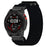 For Garmin Fenix 7S  /  7S Pro 42mm Quickfit 20mm Nylon Wrist Band Magic Tape Watch Strap - Black - 2