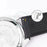 For Samsung / Huawei / Garmin Smart Watch Replacement Strap 20mm Universal Fluorubber Wrist Band - Black+Silver Buckle - 2