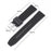 For Huawei Watch GT 4 46mm / GT 4 Pro 22mm Replacement Band Fluorubber Watch Strap - Black+Silver Buckle - 3