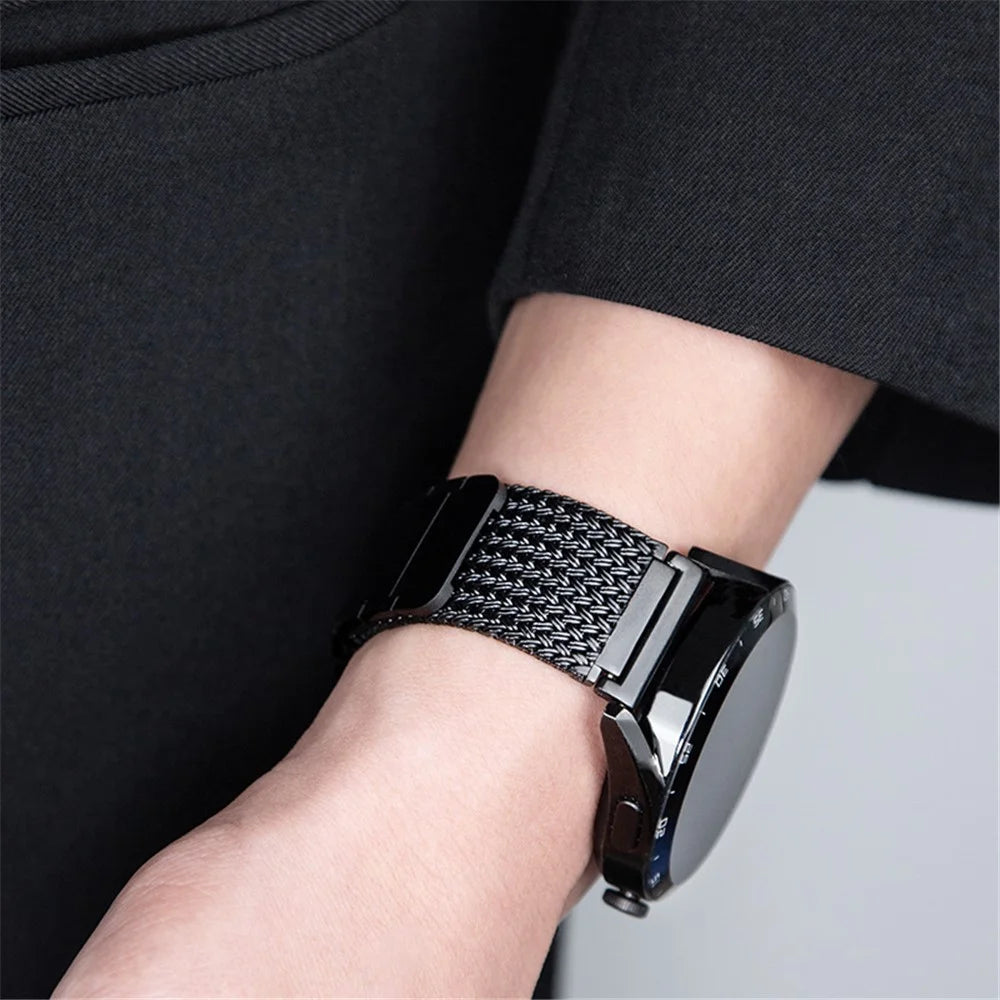 Watch Band for Garmin Venu 3 / Venu 2 / Vivoactive 4 22mm Metal Magnetic Wrist Strap - Black - 5