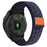 For  Garmin Fenix 7 / Forerunner 965 / 955 / 945 / 935 Wrist Band 22mm Nylon Watch Strap - Blue+Orange - 1