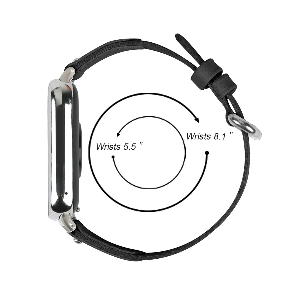 For Xiaomi Smart Band 10 Pro / 9 Pro / 8 Pro / Redmi Watch 6 / 5 / 4 Nylon Canvas Watch Strap Multiple Holes Design Watch Band - Black - 6