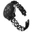 Stainless Steel Band for Google Pixel 2 Pearl Decor Four Leaf Clover Watch Strap - Black - 2