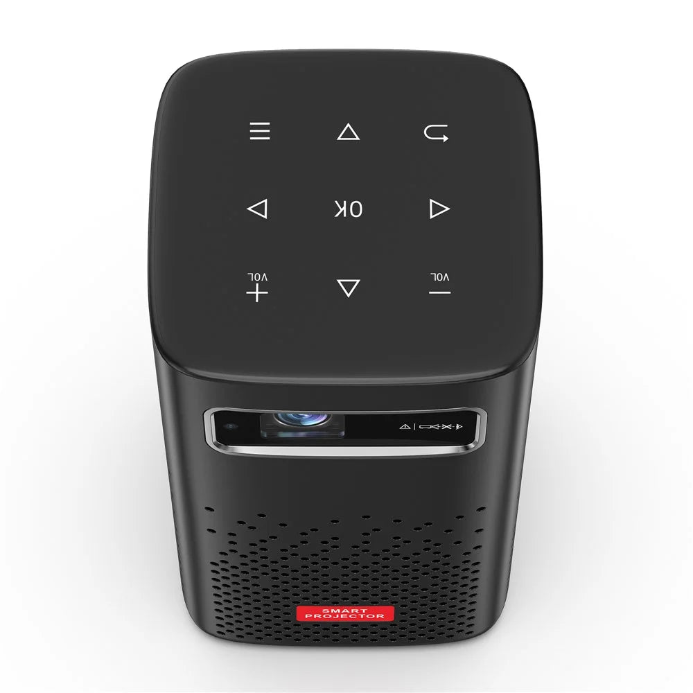 C900 Android 9.0 WiFi Mini DLP Projector 960x540P High Definition Pocket Home Theater - Black / US Plug - 3