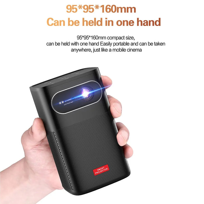 M1 1080P Android 9.0 Projector WiFi DLP Intelligent Projector Support Bluetooth-compatible Function - US Plug - 2