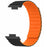 For Huawei Watch Fit 3 Watch Band Adjustable Magnetic Silicone Wrist Strap - Black+Orange - 3