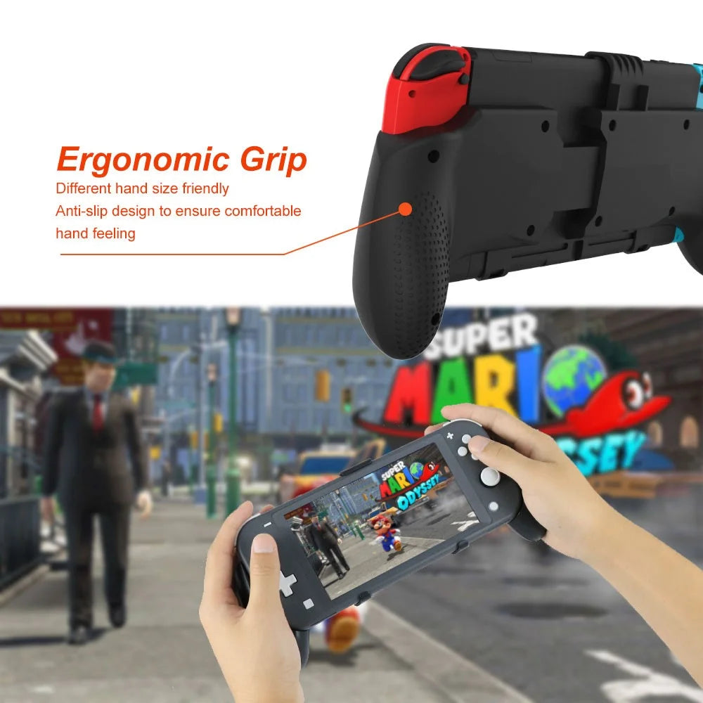 JYS JYS-NS183 2-in-1 Console Grip Holder Protective Case Retractable with Detachable Bracket for Nintendo Switch/Switch Lite - 2