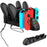 IPEGA PG-9187 6 in 1 Game Joystick Handle Controller Charging Base for Nintendo Switch Joy-Con/Pro - 1