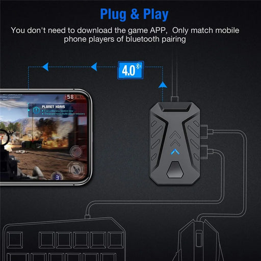 GAMWING Mix Pro+ PUGB Mobile Game Controller Keyboard and Mouse Converter - 2