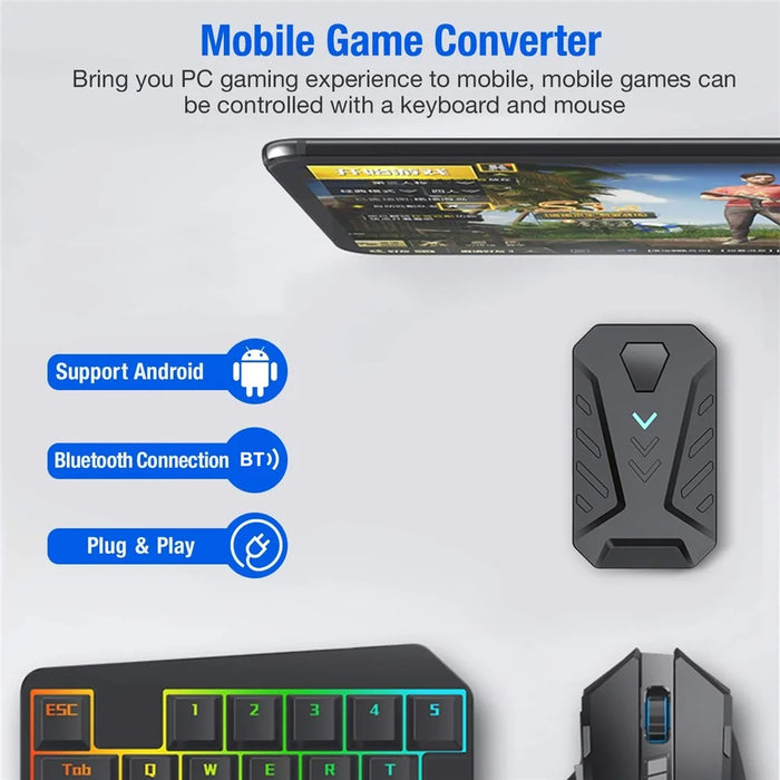 GAMWING Mix Pro+ PUGB Mobile Game Controller Keyboard and Mouse Converter - 3