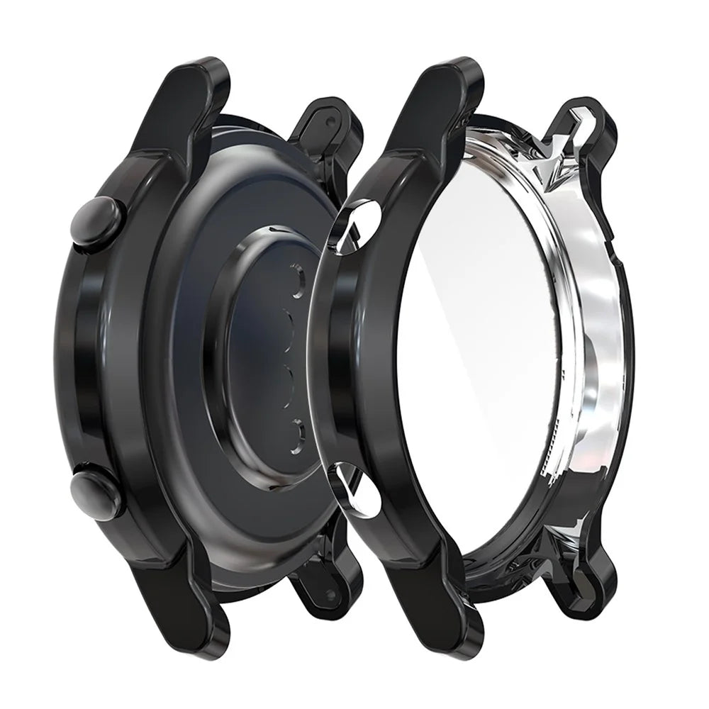 Electroplated TPU All-wrapped Protector Cover for Huawei Watch GT 2 42mm - Black - 4