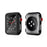 Plating Frame PC + Tempered Glass Watch Case for Apple Watch Series 3/2/1 42mm - Black - 7