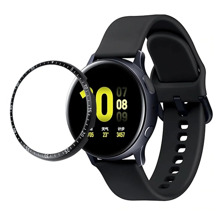 Stainless Steel Watch Bezel Ring for Samsung Galaxy Watch Active 2 40mm - Black - 1