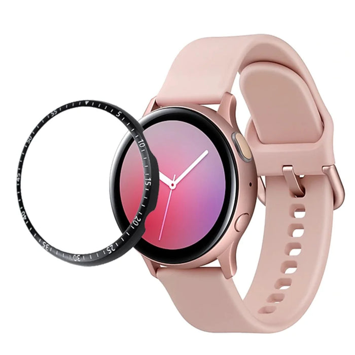 Stainless Steel Watch Bezel Ring for Samsung Galaxy Watch Active 2 40mm - Black - 4
