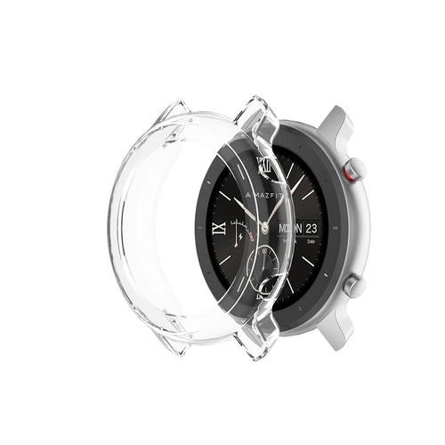 Dustproof Shockproof TPU Watch Shell for Huami Amazfit GTR 47mm - Transparent - 1