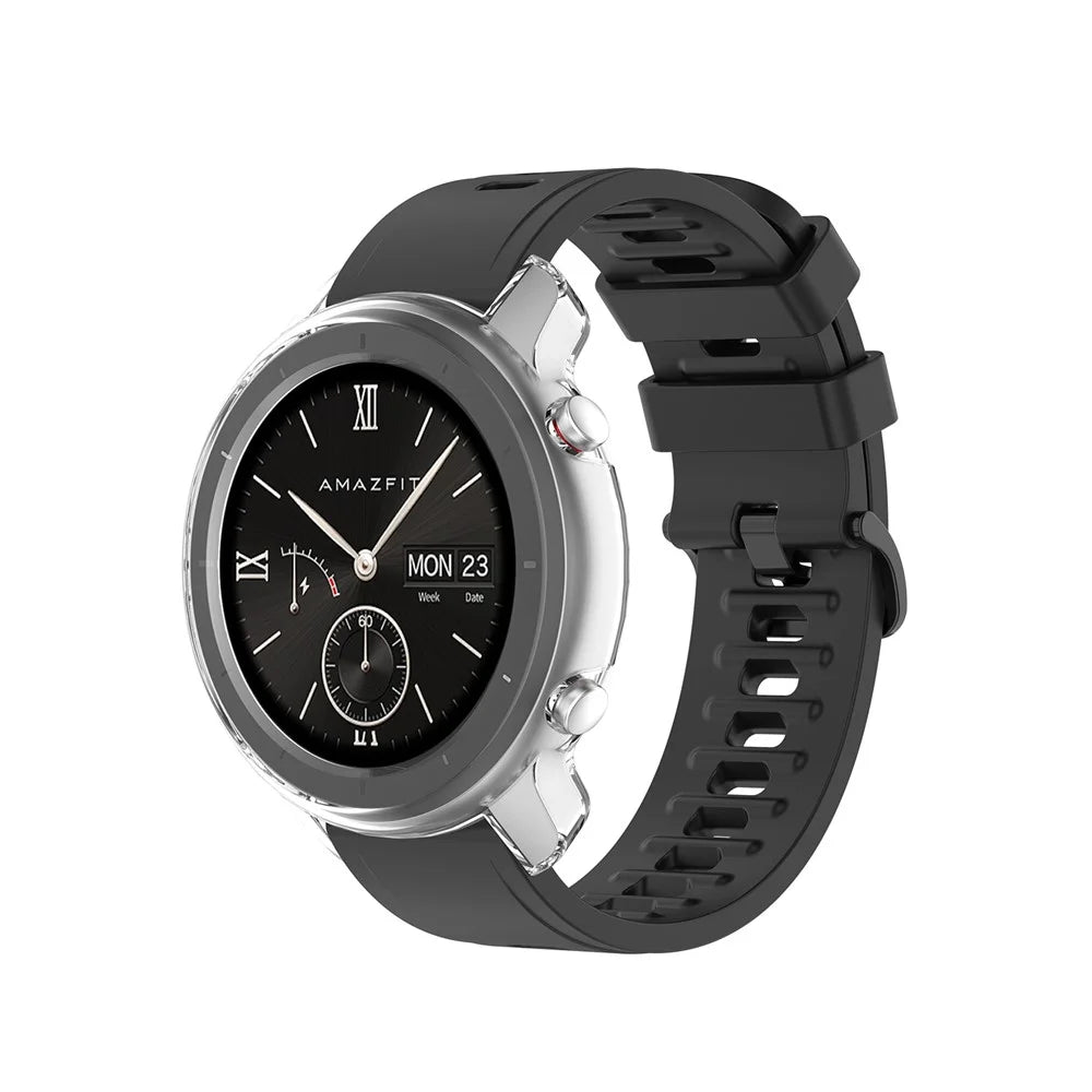 Dustproof Shockproof TPU Watch Shell for Huami Amazfit GTR 47mm - Transparent - 4