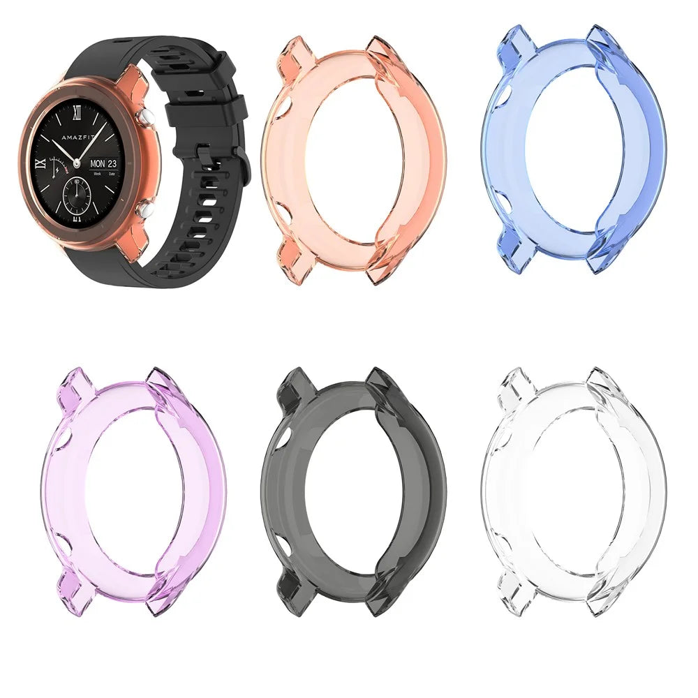 Dustproof Shockproof TPU Watch Shell for Huami Amazfit GTR 47mm - Transparent - 7