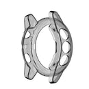 Clear Soft TPU Unique Cover for Garmin Fenix 5S - Black - 3