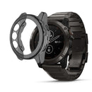 Clear Soft TPU Stylish Cover for Garmin Fenix 5 - Black - 1