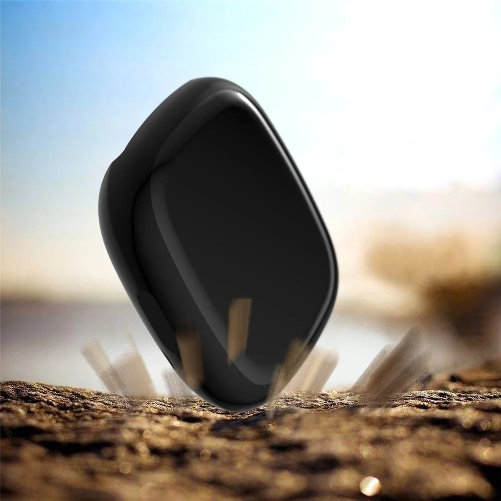 Soft TPU Electroplated Protective Case for Fitbit Versa 3/Sense Anti-scratch Full Protection Watch Cover - Black - 2