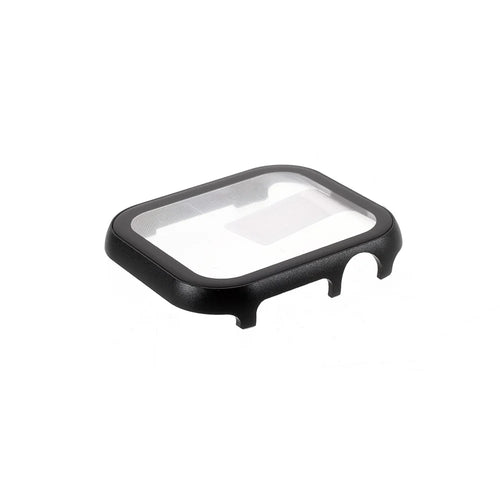 All-round Quality Metal Watch Cover + Tempered Glass Screen Protector for Apple Watch Series SE3 / SE2 / SE1 / 6 / 5 / 4 44mm - Black - 1