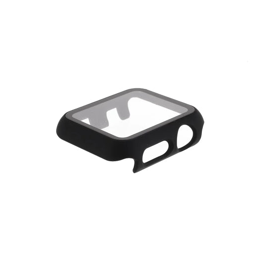 RURIHAI Full Protection TPU + Tempered Glass Screen Protector Case for Apple Watch Series SE/6/5/4 40MM - Black - 2