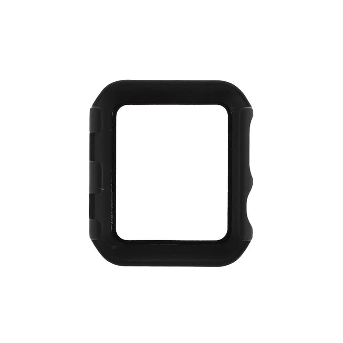 RURIHAI Full Protection TPU + Tempered Glass Screen Protector Case for Apple Watch Series SE/6/5/4 40MM - Black - 5