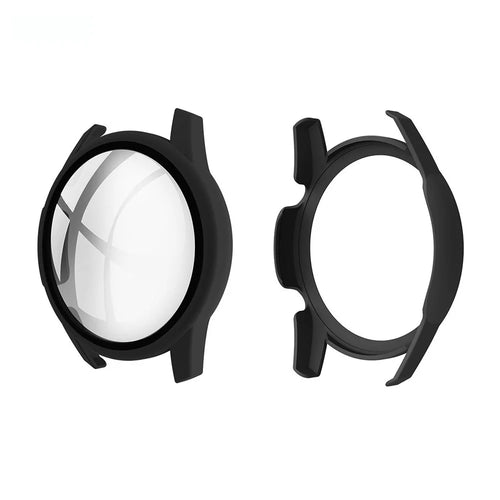 ENKAY HAT PRINCE ENK-AC8201 Matte PC Frame + 9H Tempered Glass Smart Watch Shell for Huawei Watch GT 2 42mm - Black - 1