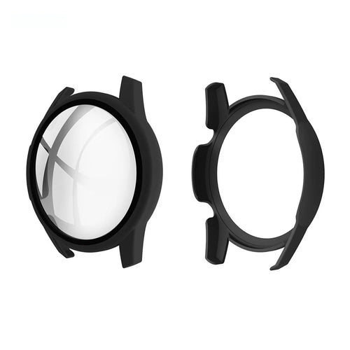 ENKAY HAT PRINCE ENK-AC8202 Matte PC Frame + 9H Tempered Glass Smart Watch Cover for Huawei Watch GT 2 46mm - Black - 1