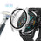 Rubberized PC Frame + Tempered Glass Screen Case with Scale for Huawei Watch GT 2 46mm - Silver - 2