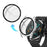 Rubberized PC Frame + Tempered Glass Screen Case with Scale for Huawei Watch GT 2 46mm - Silver - 6