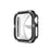 Rhinestone Decor PC Frame Case for Apple Watch Series SE3 / SE2 / SE1 /  6 / 5 / 4 44mm with Tempered Glass Screen Protector - Black - 2
