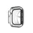 Rhinestone Decor PC Frame Case for Apple Watch Series SE3 / SE2 / SE1 /  6 / 5 / 4 44mm with Tempered Glass Screen Protector - Black - 6