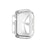 Rhinestone Decor Tempered Glass+PC All-round Protective Watch Case for Apple Watch Series 3/2/1 38mm - Silver - 5