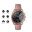 ENKAY HAT PRINCE Matte PC Case with 0.2mm 2.15D 9H Tempered Glass Protector for Samsung Galaxy Watch3 45mm - Black - 6
