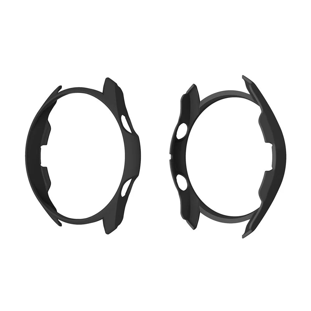 ENKAY HAT PRINCE Matte PC Case with 0.2mm 2.15D 9H Tempered Glass Film for Samsung Galaxy Watch3 41mm - Black - 2