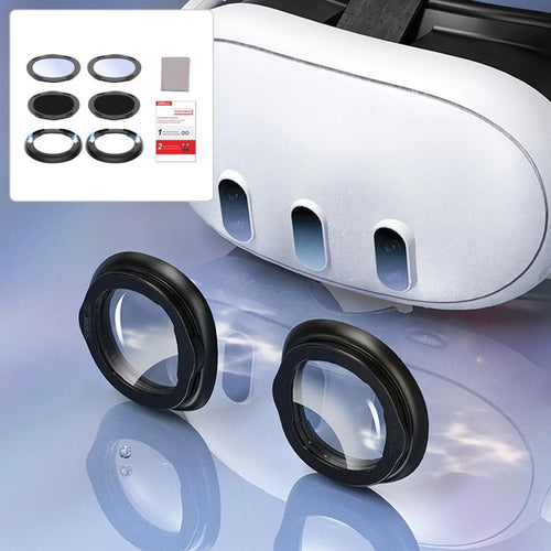 STARTRC GAMES For Meta Quest 3 VR Glasses Anti-Scratch Ring Lens + Protective Cover Set (Non-Prescription Lens) - 1