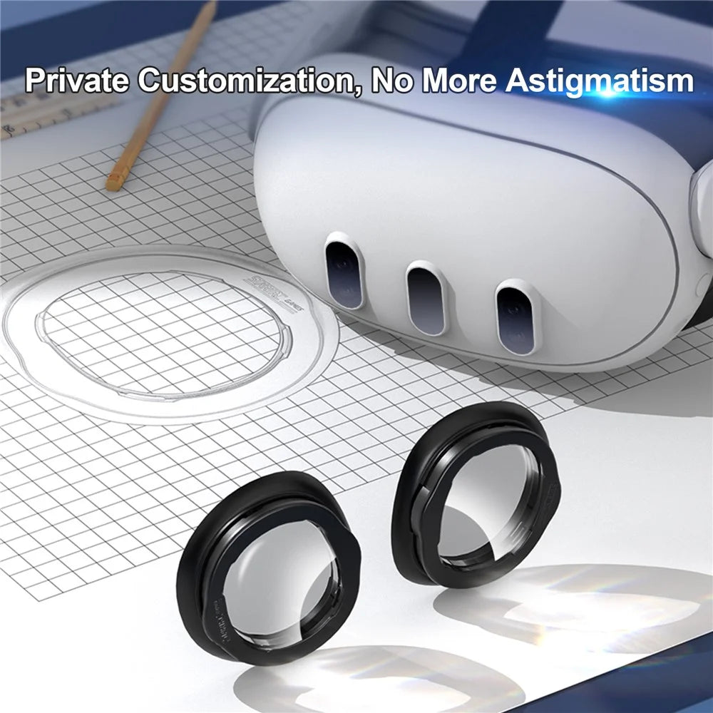 STARTRC GAMES For Meta Quest 3 VR Glasses Anti-Scratch Ring Lens + Protective Cover Set (Non-Prescription Lens) - 3