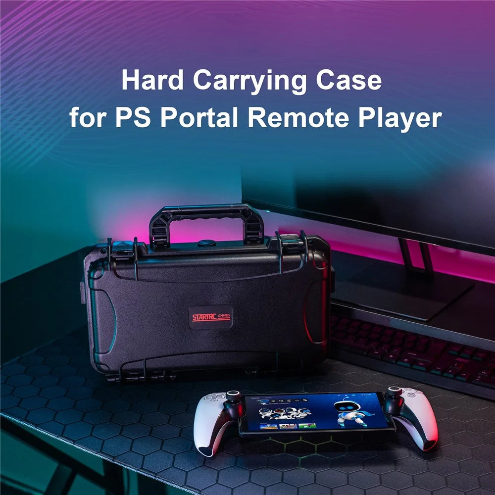 STARTRC GAMES For Sony Playstation Portal Waterproof Handbag Game Console Storage Bag - 2