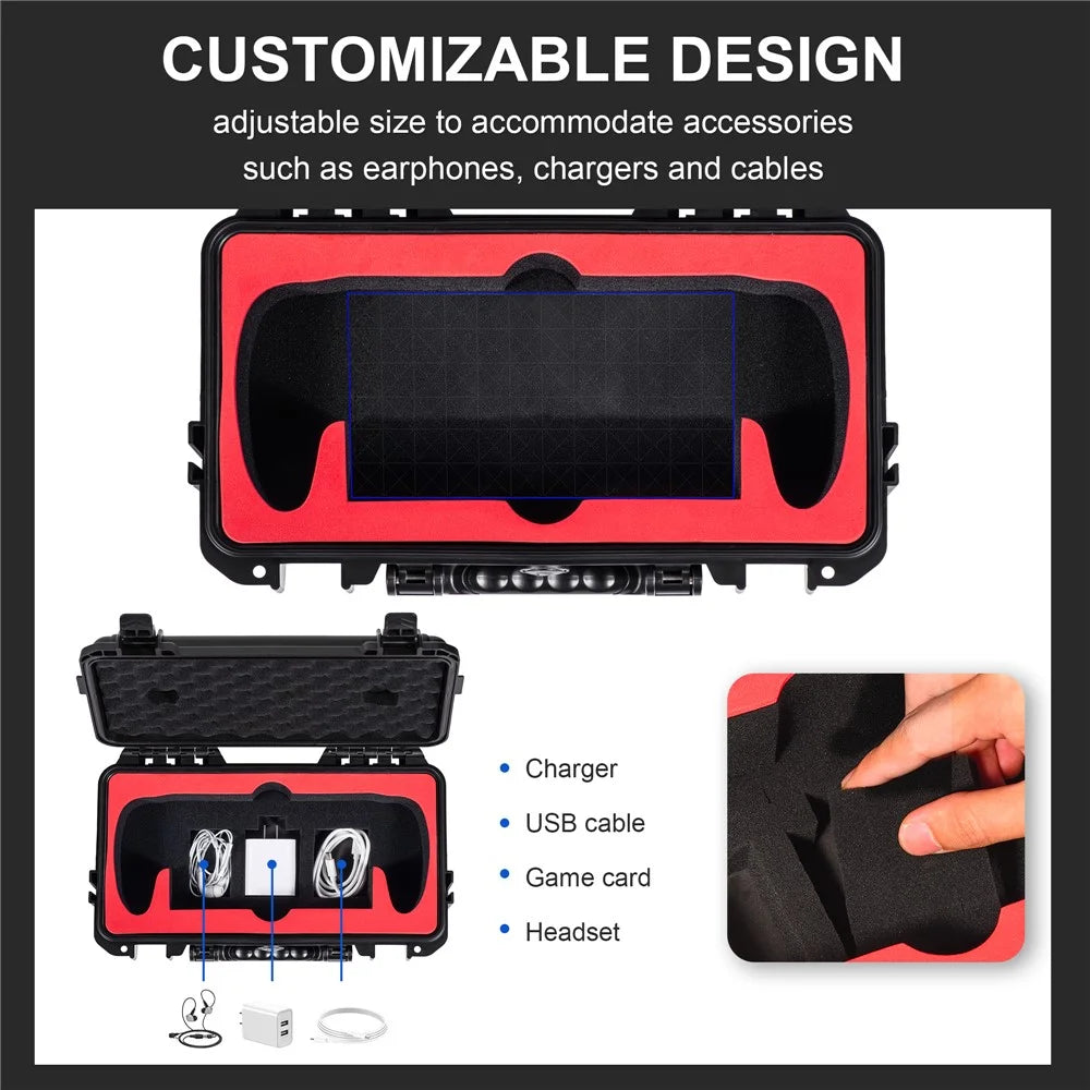 STARTRC GAMES For Sony Playstation Portal Waterproof Handbag Game Console Storage Bag - 3
