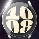 For Samsung Galaxy Watch7 44mm PC Watch Case with Built-In Tempered Glass Film - Black - 2