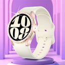 For Samsung Galaxy Watch7 40mm Watch Case Rhinestone Decor Hard PC Protective Frame - Pink - 2