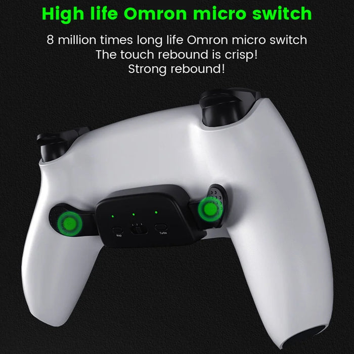 DATA FROG For Sony Playstation 5 Controller Back Button Attachment Wireless Gamepad Back Button - Black - 6