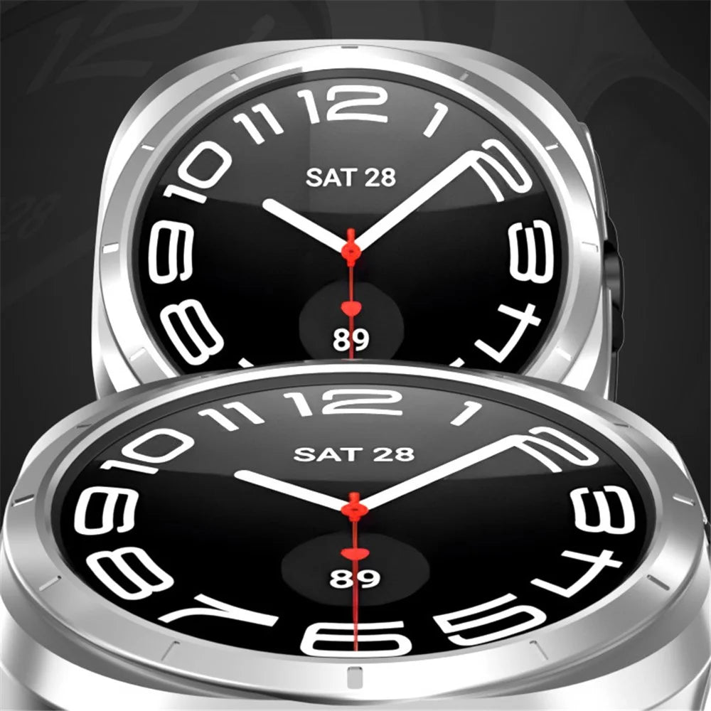 For Samsung Galaxy Watch Ultra (2025) 47mm / Ultra 47mm Hard PC Case Hollow Watch Cover - Silver - 6