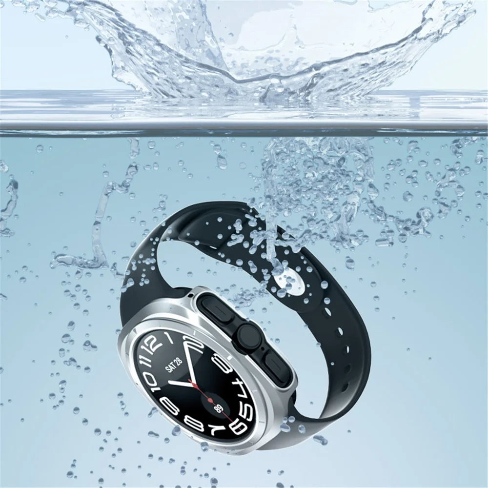 For Samsung Galaxy Watch Ultra (2025) 47mm / Ultra 47mm Hard PC Case Hollow Watch Cover - Silver - 7