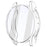 For Samsung Galaxy Watch7 40mm Clear Case Integrate Screen Guard Soft TPU Watch Case Cover - 1