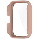 For Amazfit Bip 5 Unity A2324 Anti-Scratch PC Watch Case with Built-In Tempered Glass Film - Pink - 3