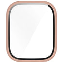 For Amazfit Bip 5 Unity A2324 Anti-Scratch PC Watch Case with Built-In Tempered Glass Film - Pink - 4