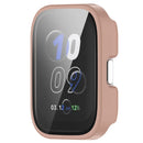 For Amazfit Bip 5 Unity A2324 Anti-Scratch PC Watch Case with Built-In Tempered Glass Film - Pink - 5